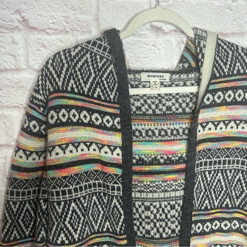 Monteau Multicolor Patterned Sweater - Picture 7 of 12